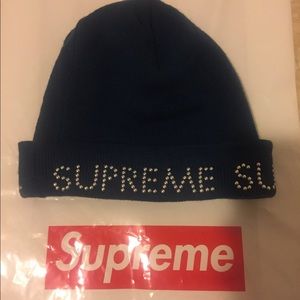 Supreme royal blue beanie